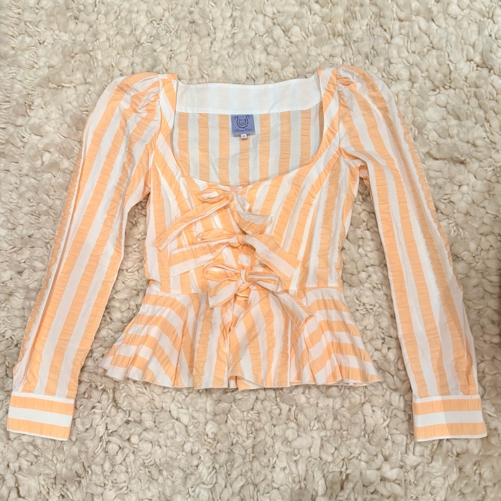 Thierry Colson Yaz Blouse in Orange